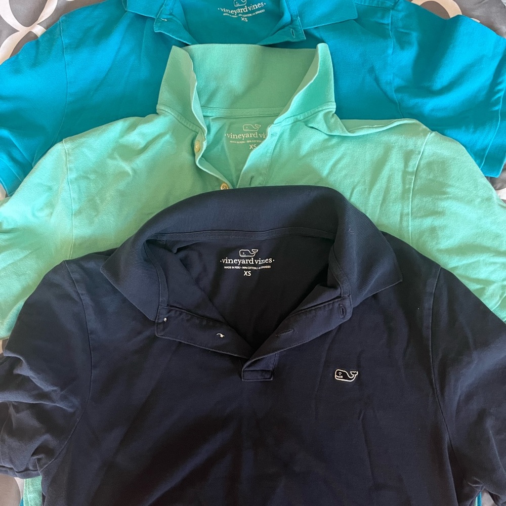 Men’s Pique Polo- Vineyard Vines (3 total)